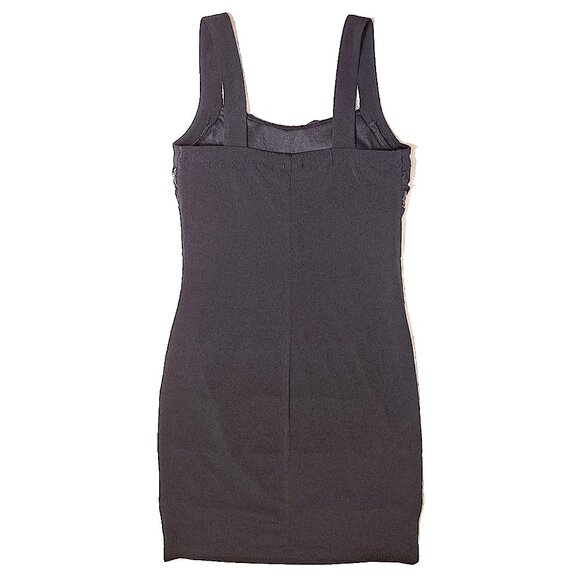 Sweet Storm Black Textured Floral Bodice Dress – Women’s Size Small - Picture 2 of 7